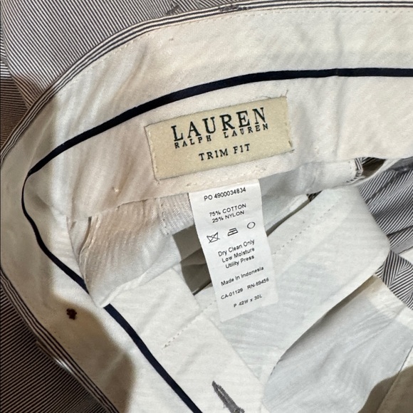 Polo Ralph Lauren pinstripe pants - Picture 3 of 4